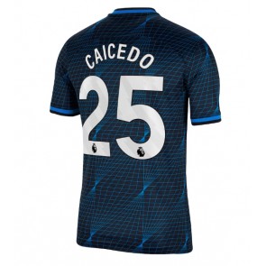 Chelsea Moises Caicedo #25 Gostujuci Dres 2023-24 Kratak Rukavima